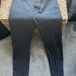 Banana Republic Dark Gray Dress Pants 32x34 wool/cashmere/elastase Tollegno 1900